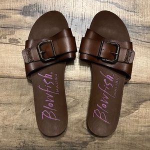 Blowfish leather sandals